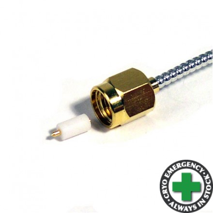 SMA Plug - cryogenic coax and RG-405 compatible