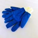Using wrist length cryogenic gloves to pour liquid nitrogen
