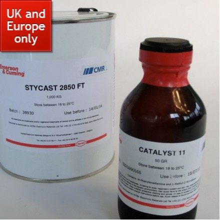 Stycast 2850 FT Black Epoxy - with catalyst 11